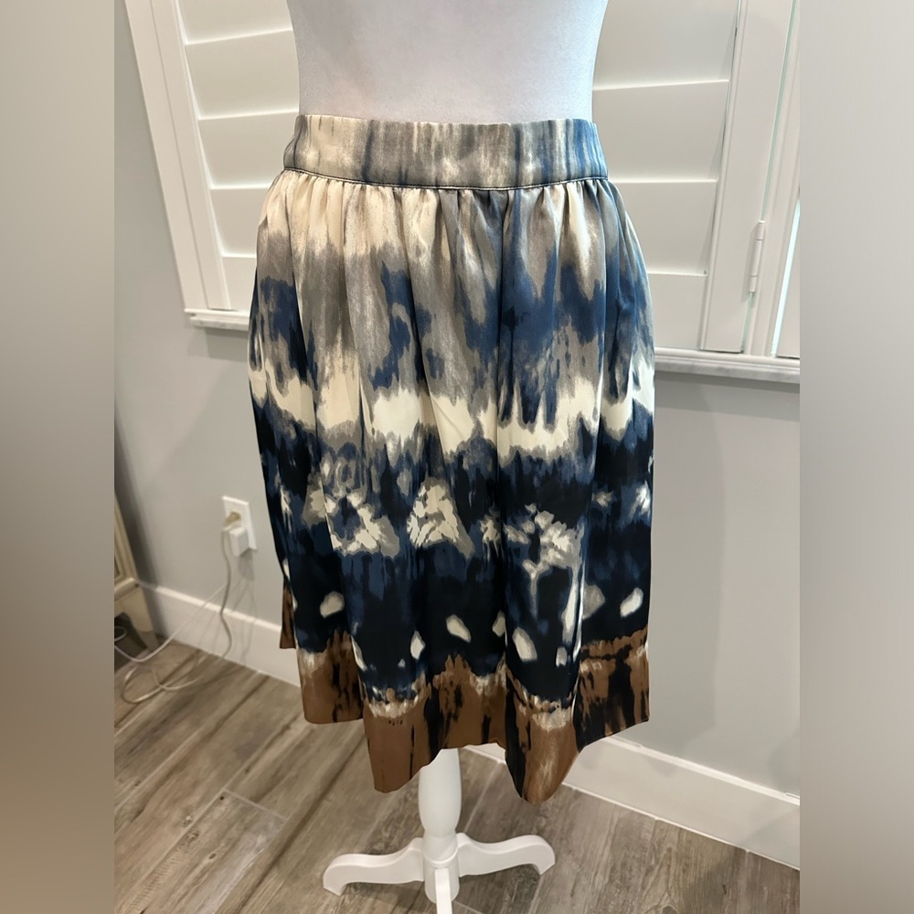 Misook Printed Skirt, Size L